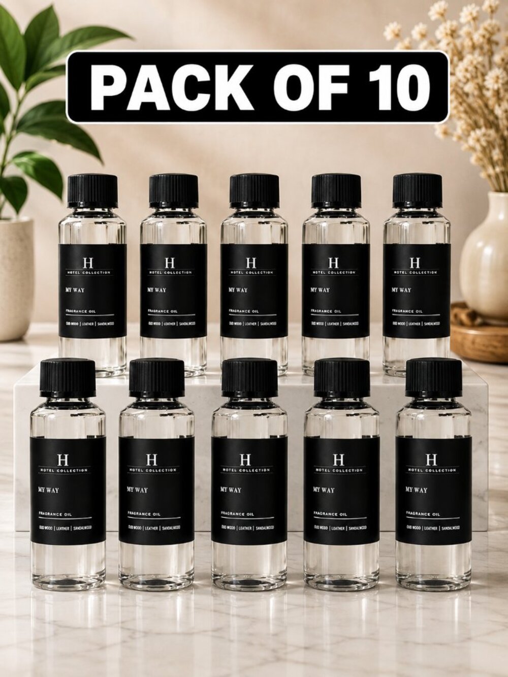 Hotel Collection Diffuser Oil - My Way - Aromatherapy 4.06 Fl Oz (Pack of 10)